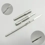 1*Scalpel Handle Dental Medical Stainless Steel Surgical Knife Handle Detachable
