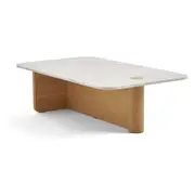 Pivot Rectangular Marble Coffee Table