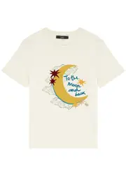 Max Mara Weekend Cinema Printed Cotton T-shirt - Ivory - S (UK8-10 / S) S (UK8-10 / S)