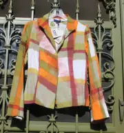 NWT ALDO DOMINGUEZ Women's Cotton Blouse w Embroidery Made in Spain 38