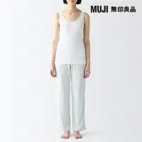 在飛比找momo購物網優惠-【MUJI 無印良品】女清爽舒適棉質輕薄坦克背心(共4色)