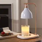 Candle Warmer Lamp All-in-one Dimmable Candle Light with Timer 2/4/8Hr White NEW