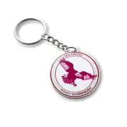 NRL Heritage Metal Key Ring - Manly Sea Eagles - Logo Keyring - Rugby League