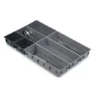 7pc Joseph Joseph 26.5x43.9cm Blox Drawer Customisable Utensil Organiser Set GRY