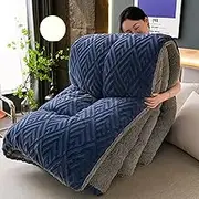 XHCTNN Winter Quilt Good Fabric Bedspreads and Quilts Firm Hair Quilt Bed Quilt 180 Thick Base (E,79 x 91 Inches/5 kg)