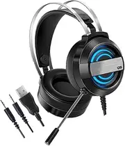 SHINEOFI 1Pc Gaming Headset with Light Noise Cancelling Microphone Comfortable Over Ear Design for Stylish and Practical Gaming Headphone Present for Gamers