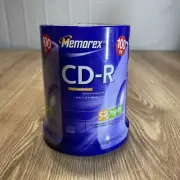 Memorex CD-R 52X 700mb 80Min 100 Pack New Factory Sealed