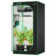 Grow Tent 90x90x180cm Hydroponics Reflective Mylar Indoor Plant Room