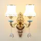 水晶客廳壁燈歐式臥室會所背景墻奢華壁燈簡約現代床頭燈過道燈