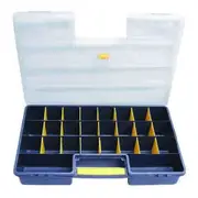 PK Tools Storage Box 26 Compartments Removable Partitions