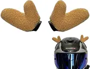Christmas Antlers Helmets - Plush Christmas Elk Decoration - Hard Hat Decorations, Cute Decorations For Snowboarding, Helmets Antlers Antlers Decoration, For Snowboarding, Skiing