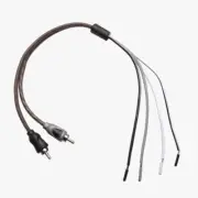 NEW Rockford Fosgate RFI2SW Speaker Line To Male RCA Adapter 1-YR WRTY