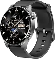 TOZO S5 Smart Watch (Answer/Make Calls), 1.43’’ AMOLED Smart Watches for Men Women 100+ Sport Modes Fitness with Blood Oxygen/Sleep/Heart Rate Monitor, IP68 Waterproof Smartwatch Black