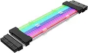 Addressable RGB Extension Cable, 24 Pin/2x8Pin/3x8Pin ATX RGB Cable, ATX RGB Extension Cable, PC Internal Components for Motherboard Connector
