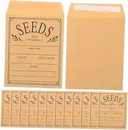 OFFSCH 100pcs Small Coin Envelopes Reusable Self-Seal for Storing Vegetable Seeds Mini Paper Envelopes for Organized Gardening