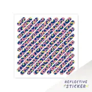 Reflective Frame Stickers Safety Decal MTB Bike Mountain Biking PINK WILD