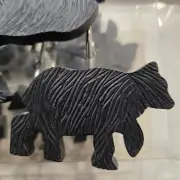 Black Bear Shower Curtain Hooks x 12 Bathroom rustic cabin Lodge Park Design New