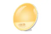 Alarm Clock Wake Up Light With Sunrise/sunset Simulation Dual Alarms Bedside Night Lamp Snooze Function Fm Radio 7 Natural Sounds 7 Colorful Atmospher