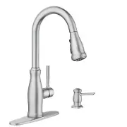 Moen 87161SRS Stableton Stainless Single Handle Pull-down Kitchen Faucet