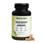 2 Pack BetterAlt Nourish 18000mg Moringa Capsules 120 Caps(240 Total) Exp 04/27
