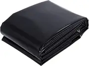 Fish Pond Liner Black 0.13mm-Thick 3x4m 5x6m 7x8m 8x10m 10x12m Foldable HDPE Garden Pool Membrane for Reservoir Fountains Water Garden Impermeable Film(3x7m(9.8x23ft))