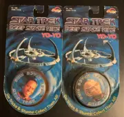 Yoyo Vintage Star Trek Deep Space Nine Quark & Cisco set of 2 -1993
