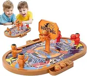 Basketball Table Game,Tabletop Basketball Toy - Interactive Educational Desktop Toy with Built-in Scoreboard for Kids Teens Adults
