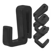 4 Pcs Clothes Hook Cubicle Hooks for Coats Cubical over Door Furniture Clips