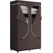 Portable Closet Clothes Storage Organizer Dirt-Resistant Wardrobe, 34 Inch