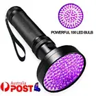UV Flashlight 100 LED Torch Light Lamp Ultraviolet Blacklight Aluminum 395 nM AU