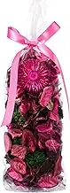 Pretysnow Rose Potpourri Sachet Bags, Potpourri Bowl Filler, Spring Natural Dried Flowers Home Vase Decor Fragrance, Long-Lasting Fragrance for Bathroom Living Room Bedroom, Car Freshener - 2.8oz