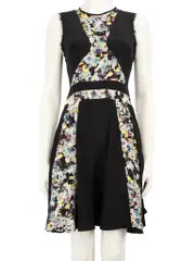 Floral Panelled Mini Dress