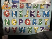 Melissa & Doug ABC Wooden Peg Puzzle New in Package 26 Pieces Birthday Gift