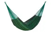Mayan Legacy Jumbo Size Outdoor Cotton Mexican Hammock in Jardin