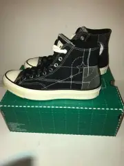 Converse X END Chuck 70 HI BLUEPRINT BLACK, WHITE & EGRET 165745C MEN’S SIZE 10