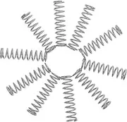 Gatuida 10pcs Stainless Steel Compression Springs Kit Small Repair Springs for Home Shop