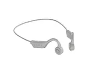 Bone Conduction Earphone Ergonomic Noise Reduction Wireless Bluetooth-compatible 5.0 Headset Stereo Earbuds with Mic for Running - White