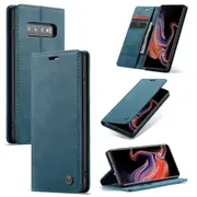 CaseMe Samsung Galaxy S10 Plus Classic Folio Case Cover S10+ G975 Skin [Teal Green]