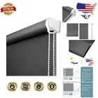 Luxurious Blackout Roller Blinds 25"W x 68"L for Ultimate Privacy & Comfort