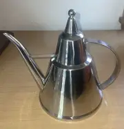 Vintage Retro Silver Stainless Steel Teapot / Oil Cruet/ Water Can OS New