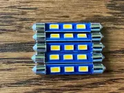 5 Warm White 43mm Festoon Lamp LED Light Bulbs McIntosh MX110 MR65 MR66 MR67