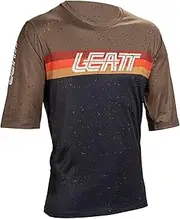 [Leatt] MTB Jersey Enduro 3.0 Elastic with Three-Quarter Length Sleeves Black