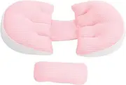 Kisangel 1Set Pregnancy Pillow Comfortable Maternity Lumbar Cushion with Wedge for Abdominal Support for Smooth and Breathable Present for Expecting