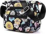 [Wafybsre] Crossbody Bags for Women, Medium Size Shoulder Handbags Satchel Purse with Multi Zipper Pockets