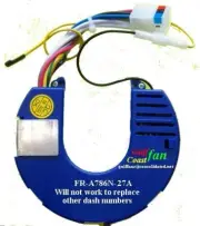 FR-A786N-27A Ceiling Fan Remote Control Receiver.