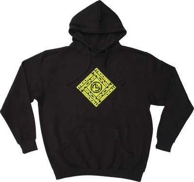 Moose Racing Spin Sync Mens Pullover Hoody Black