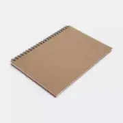 A4 Spiral Notebook Kraft Brown 160 Pages 80GSM Writing Journal Diary Sketch Book