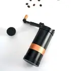 Small Manual Coffee Bean Grinder Portable Hand Bean Mill Tool 24 Gear Adjustment