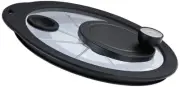 Rosle 15695 Stainless Steel Large Salad Spinner with Glass Lid Large Spinner