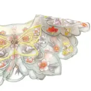 Delicate Embroidered Floral Pattern False Collar Lace Sewing Applique for Woman